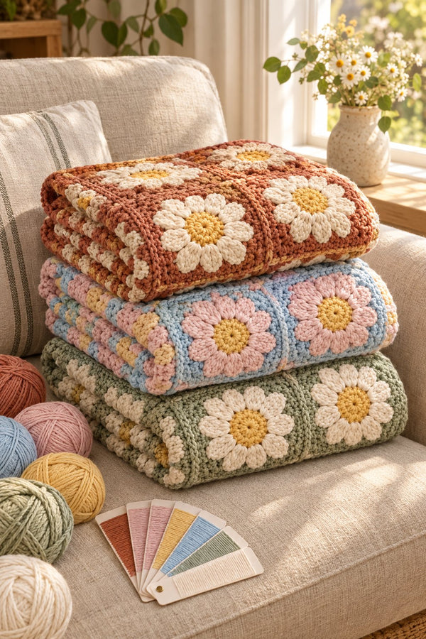 Custom Crochet Blanket — your colors, your size