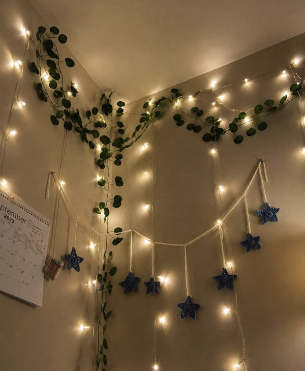 Star Garland — Denim Blue