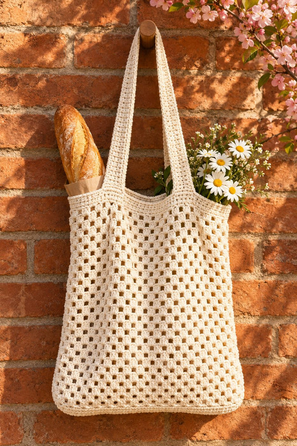 Market Tote — Cream
